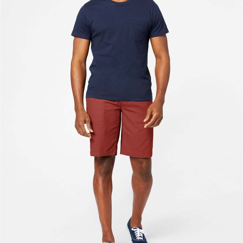 Dockers Men's Red Casual Shorts, Size 40